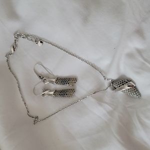 Swarovski earrings & necklace set